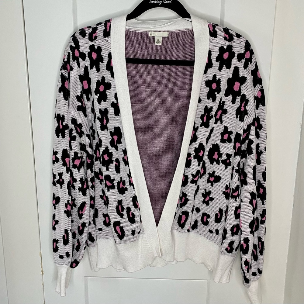 C EST. 1946 Print Cardigan